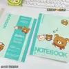 Coleção de cadernos B5 grampeados, páginas pautadas com desenhos fofos grampeados, diário de estudante, caderno planejador