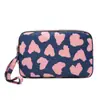 Venta al por mayor de fábrica nueva cartera monedero bolso femenino coreano estampado cartera bolso para teléfono móvil cartera de dama bolso de tela para correr