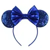 Acessórios de cabelo do Mickey transfronteiriços bordado lantejoulas laço faixa de cabeça de festa faixa de cabeça de parque de diversões férias acessórios de cabelo infantis pronta entrega
