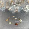 Nuevo Pulsera de Mariposa Azul de la Suerte Gruesa Chapada en Oro con Lapislázuli y Ágata Azul, Artesanía de Precisión CNC, Pulsera Chapada en Oro V 18K