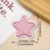 Parches de Tela Bordados con Estrellas de Cinco Puntas, Estrellas con Adhesivo Termofusible, Etiquetas de Tela para Ropa, Parches Bordados Decorativos, Accesorios para Zapatos y Calcetines, Pegatinas de Parches Coloridas