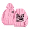 F**K You Hoodie com Código QR Estação Independente Transfronteiriça Tamanho Europeu Unissex Hoodie com Código QR