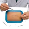 Simulador de Prática de Acupuntura Prática Medicina Tradicional Chinesa Molde de Acupuntura Modelo de Pele para Simulação Ferramenta de Treinamento Médico Kit de Acupuntura