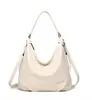 Bolso de Hombro Cruzado Versátil Estilo Casual y Perezoso para Viajes Diarios de Mujeres, Moderno y de Alta Gama, Diseño de Nicho con Cuero Suave en Patrón de Lichi