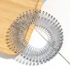 Nueva Moda Europea y Americana Simple Perforación de Puntos Plástico Resorte Banda para el Cabello Elástica Arroz Rosa Peine con Diamante Corazón Peine para el Cabello Accesorios para el Cabello