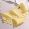 Ropa Interior para Mujer Modal con Ribete de Encaje Bragas Color Sólido Tiro Bajo Algodón Lindo Al por Mayor Estilo de Niña