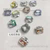K9 Pedraria para Nail Art Sem Fundo Empilhável de Alta Qualidade Longa Ângulo Reto Luxo Leve Versátil Pedraria para Nail Art Bola de Pedraria Acessórios Acabados