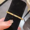 Banho de Ouro Real Estilo Luxo Leve Zircônia Quadrado Geométrico Círculo Pulseira Personalizada Nicho Temperamento Joia de Mão de Alta Qualidade para Mulheres