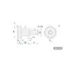 Tornillo de Paso de Soporte Hexagonal Interno TBH83-d4 d6 d8-L5 L6 L7 L8 L9 L10 L12 L15