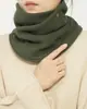 Bufanda protectora para el cuello de polar de doble cara para padres e hijos, bufanda cálida, chal pequeño, otoño e invierno