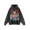 Suéter de Gola Redonda Estampado de Rua Estilo Americano para Homens e Mulheres Marca de Moda Solta Street Hip Hop Lavagem Velha Casual Solta Manga Longa