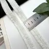 Lana Pequeño Estilo Chanel Encaje Ciempiés Cruz Felpa Raya Cinta Ropa de Invierno Hecho a Mano DIY Accesorios Decorativos En Stock
