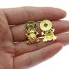 Artesanato em Metal Lingote de Liga Pequenos Enfeites Ábaco Barra de Ouro Ruyi Acessórios para Joias DIY Moedas de Cobre Sapo Dourado Trazedor de Fortuna