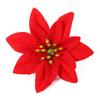 Flor de Pascua Flores Navideñas Clásicas Decoraciones para Árbol de Navidad Accesorios Navideños