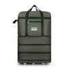 Bolsa de viagem com polia de ombro, grande capacidade, bolsa de transporte aéreo, dobrável, extensível, bolsa de bagagem para rebocador
