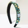 He Ming Faixa de Cabelo Estrela Cheia de Strass Estilo Barroco Retrô Europeu e Americano Acessórios de Cabelo Versáteis Super Brilhantes Personalidade para Mulheres