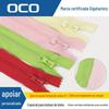 Nº do Fabricante 3 Zíper de Resina, Zíper Plástico de Material Duro com Fechamento Fixo para Bolsas e Estojos, Customização de Zíper Curto, Zíper de Bolso