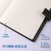 Cuaderno Deli 7941/7942 con Tapa de Cuero 120 Hojas - 16K Cuaderno de Reuniones de Cuero Bloc de Notas de Trabajo Dropshipping