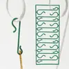 Ganchos Decorativos para Bolas de Navidad Transfronterizos Accesorios de Plástico Transparente Verde para Árbol de Navidad Ganchos Pequeños en Forma de S Herramienta Colgadores
