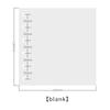 Nuevo A7 cuadrado DIY hojas sueltas PVC cremallera libro de tarjetas goo carcasa brillante para perseguir estrellas núcleo de hojas sueltas libro de mano