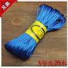 Alta calidad No. 5 hilos coreanos 20m DIY alambre hecho a mano nudo chino cuerda trenzada hilo de poliéster fabricantes venta al por mayor