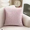 Funda de Almohada Plegada de Alta Gama Tridimensional Shengdu para Cama, Estudio, Dormitorio, Cojín de Cabecera, Almohada Versátil de Color Sólido