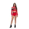 Nuevos Estilos de Disfraces Codificados para Porristas Escolares, Disfraces de Chica de Carreras, Disfraces de Modelo, Uniformes de Porristas, Disfraces de Performance para DS