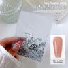 Manicura Rejillas Pedrería Fondo Plano No Se Caen los Diamantes Inferiores Fondo de Goma Blanco Ropa Pedrería Caliente Redonda Bolsa Grande Diamante de Cristal Joyería