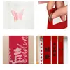 Decoração de Quarto de Casamento para o Novo Quarto dos Noivos, Conjunto para Sala de Estar e Varanda, Banners Decorativos com Palavras Felizes, Enfeites de Borboleta Pendurados e Guirlandas