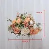 Bolas de Flores Artificiais de Rosa e Peônia para Decorações de Mesas de Casamento, Decorações de Corredores e Arranjos para Eventos em Shoppings