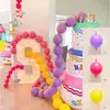 Cerimônia de volta às aulas corrente de balões rabo de dopamina arranjo birthday decoração de parede de fundo para sala de aula de jardim de infância
