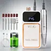 Polidor de unhas elétrico, broca de unha portátil recarregável para polimento e aplicação de strass, ferramenta profissional para salões de beleza