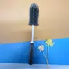 Cepillo Limpiabiberones de Silicona Líquida para Bebés y Madres al por Mayor Desmontable Multifuncional Cepillo de Limpieza