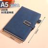 Caderno A5 Espessado com Fivela Bloco de Notas Ata de Reunião Caderno para Escritório Comercial Livro Personalizado Atacado Personalização