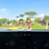 2026 Año Nuevo del Caballo Portador de Fortuna Caballo Pequeño Niña Columpiándose Adorno de Coche Eléctrico Decoración del Tablero del Coche