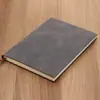 Caderno A5 Pele de Carneiro Retrô Couro Macio Negócios Escritório Reunião Simples Criativo Bloco de Notas Espesso Personalizado com Logo