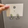 Flor de Corea Mariposa 2021 Estilo Nuevo Atmósfera de Alta Gama Retro Celebridad de Internet Populares Pendientes