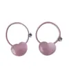 Pinza para el pelo de acetato con forma de corazón transparente y purpurina fina coreana, Lazo para el pelo de corazón con diamantes brillantes lindos, Accesorio para el pelo dulce versátil de verano