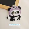 Parches Bordados de Panda Lindo para Ropa y Bolsos, Parches de Tela Autoadhesivos para Decoración DIY