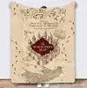 Manta de Franela Transfronteriza Estampada de Harry Potter Estilo Europeo para el Hogar Manta para la Hora del Almuerzo Manta Cálida Personalizada con Fotos