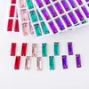 Cristal de Vidrio K9 Rectangular con Pedrería Cosida a Mano de Fondo Plano y Doble Agujero, Accesorios Hechos a Mano de Alta Calidad para Vestidos de Novia DIY
