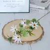Flores Artificiais de Camomila, Margaridas, Flores Frescas e Simples para Decoração de Casa, Crisântemos, Arranjos de Casamento Estilo Floresta, Adereços de Fotografia