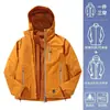 Chaqueta de Montañismo Impermeable Cortavientos de Dos Piezas con Forro Polar 3 en 1 de Capa Dura para Mujer y Hombre