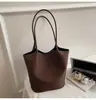 2025 Nova Bolsa de Axila com Textura de Camurça Outono e Inverno Bolsa de Ombro de Camurça Fosca Bolsa Saco Retro de Nicho