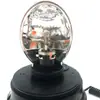 Luz espiral para vehículo de construcción 12v luz de advertencia de tráfico 24v luz de techo giratoria Shenzhen roja
