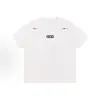 Camiseta de Manga Corta de Estilo Americano de Marca de Moda con Bordado de Letras para Hombre, Top de Verano para Estudiantes de Secundaria y Preparatoria, Adolescentes, Estilo Ins
