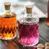 Garrafa de Uísque de Vidro Transparente Ondulado Criativo Garrafa de Vinho Tinto para Autocultivo Feminino Garrafa de Frutas
