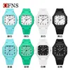 Reloj de Cuarzo Impermeable para Hombre Oufani con Números Árabes Modelo Popular Transfronterizo Simple y de Moda con Calendario Reloj Unisex