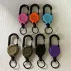 Mochila Cable de Acero Cuerda de Seguridad Hebilla Retráctil Accesorios de Pesca para Exteriores Cuerda de Mano Antiperdida Hebilla de Fácil Extracción Hebilla para Colgar Llaves de Mochila