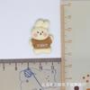 Marrón beige Oso Animal pequeño Dibujos animados DIY Pegamento crema Hecho en casa Carcasa de teléfono móvil Accesorios de resina Calcomanía para refrigerador Cuerda para el cabello